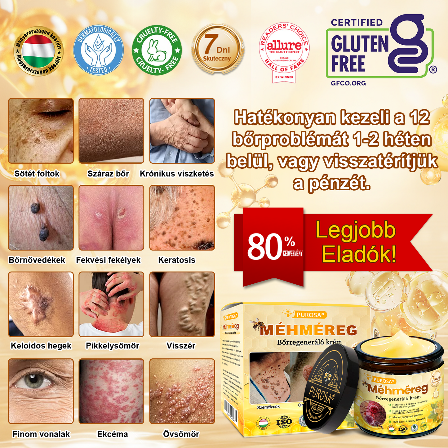 🐝🎁 Már csak 5 doboz maradt! További 50%-os kedvezményt kínálunk! Szerezzétek vissza az alakotokat és egészségeteket. Most veszítsetek, és nem lesz több lehetőség jövő évig.